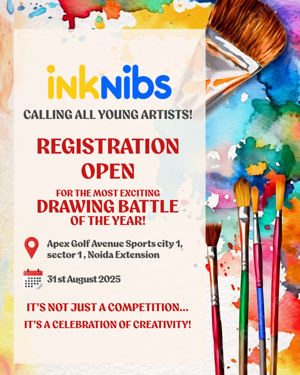 🏆 Inknibs Drawing Competition 31 Aug 2025 – Results Announcement 🎨
